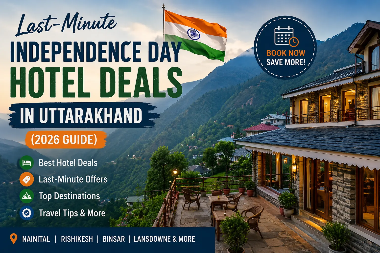 Last-Minute Independence Day Hotel Deals in Uttarakhand